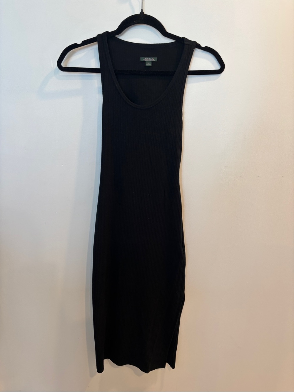 Wild Fable Ribbed Tank Dress - Black